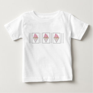 Pour Bébé Irrésistible Ice Cream Baby T-shirt par Adiela Ako