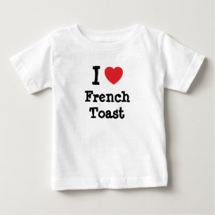 Pour Bébé J'adore le coeur de French Toast T-Shirt