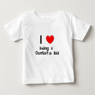 Pour Bébé J'aime être le T-shirt de l'enfant d'un dentiste