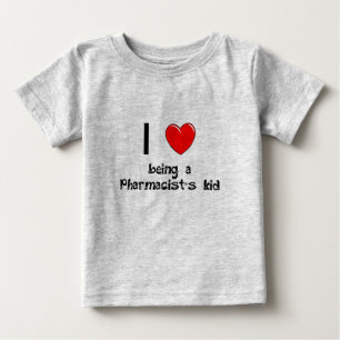 Pour Bébé J'aime être le T-shirt de l'enfant d'un pharmacie