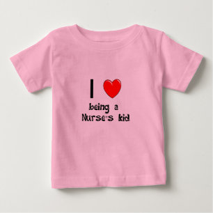Pour Bébé J'aime être le T-shirt de l'enfant d'une