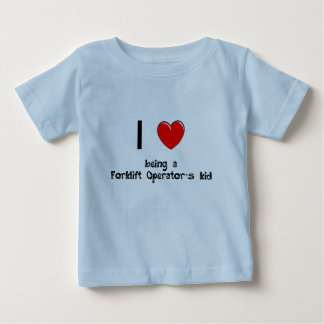 Pour Bébé J'aime être T-shirt de l'enfant d'un opérateur de