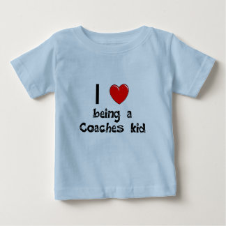 Pour Bébé J'aime être un T-shirt d'enfant d'entraîneurs
