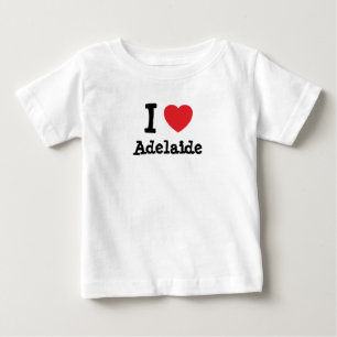 Pour Bébé J'aime le coeur d'Adélaïde T-Shirt