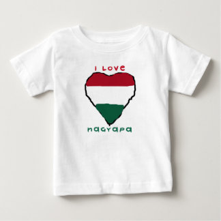 Pour Bébé J'aime le T-shirt de nourrisson de Nagyapa
