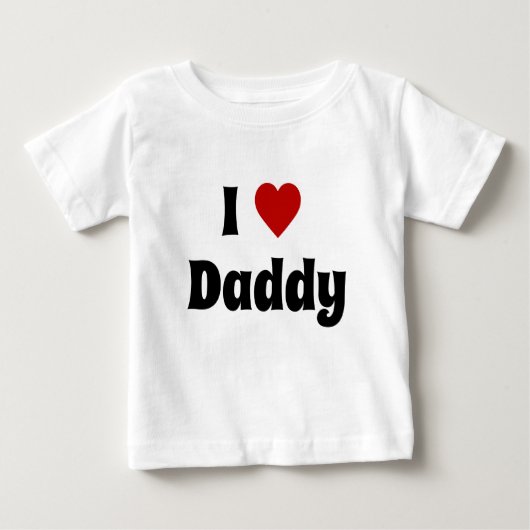 Pour Bébé J'aime le t-shirt du papa (Devant)