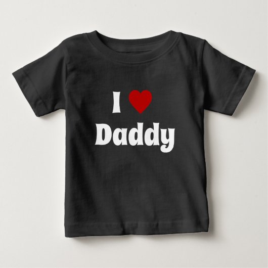 Pour Bébé J'aime le t-shirt du papa (Devant)