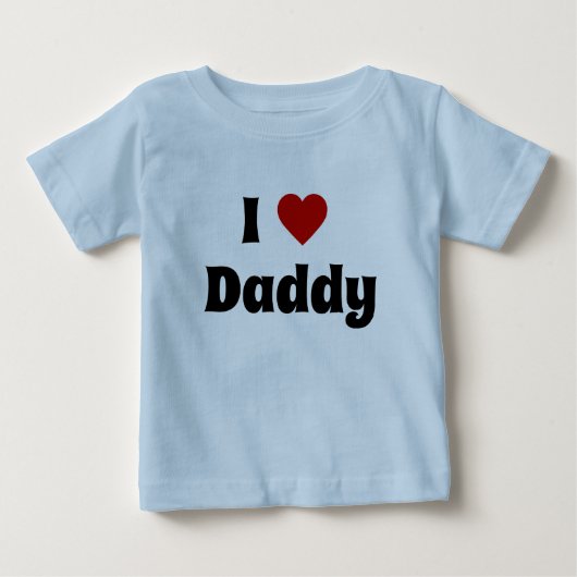Pour Bébé J'aime le t-shirt du papa (Devant)