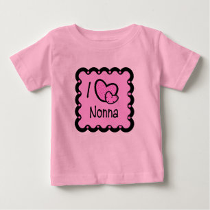 Pour Bébé J'aime le T-shirt mignon de Nonna