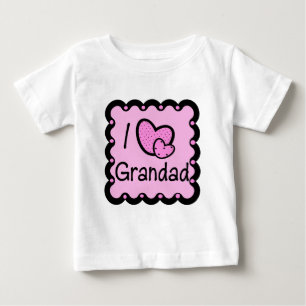 Pour Bébé J'aime le T-shirt mignon de papy