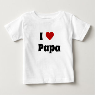 Pour Bébé J'aime le t-shirt papa