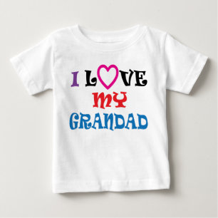 Pour Bébé J'aime mon T-shirt de papy