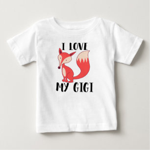 Pour Bébé J'aime mon T-shirt Gigi Baby