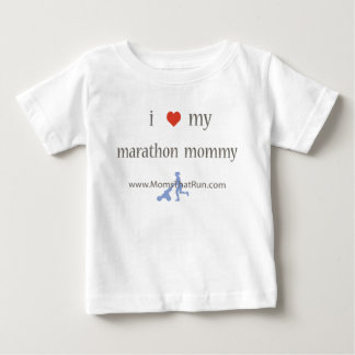 Pour Bébé j'aime mon T-shirt unisexe de maman de marathon