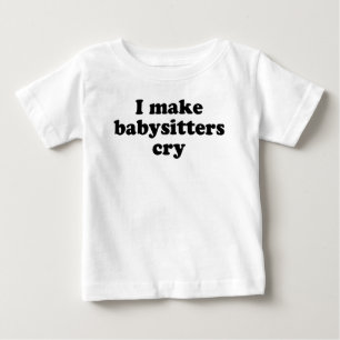 Pour Bébé Je fais à des babysitters le T-shirt de cri