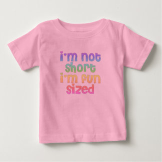 Pour Bébé Je ne suis pas petit Je suis un t-shirt fille de t