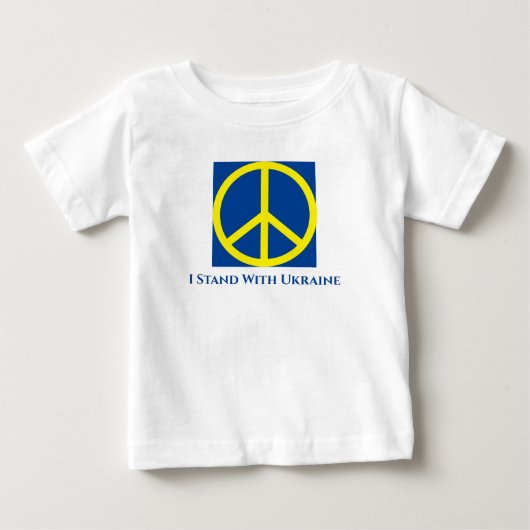 Pour Bébé Je Suis Avec Le T-shirt Ukraine (Devant)
