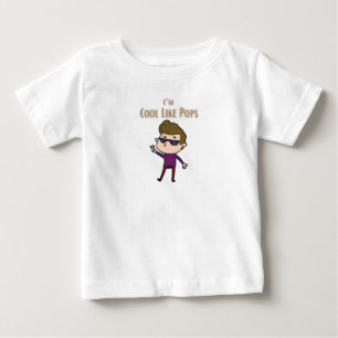 Pour Bébé Je suis cool comme un t-shirt pops