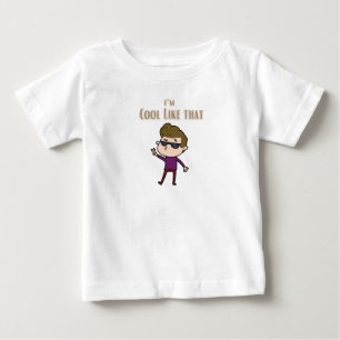 Pour Bébé Je suis cool comme un t-shirt pops