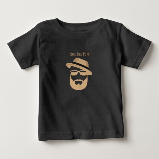 Pour Bébé Je suis cool comme un t-shirt pops (Devant)