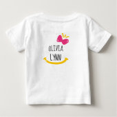 Pour Bébé Je suis le T-shirt Big Sister (Dos)