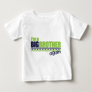 Pour Bébé Je suis le T-shirt bleu/vert Big Brother Again
