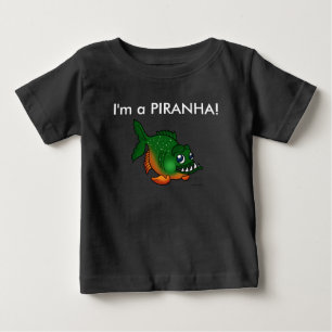 Pour Bébé Je suis un T-shirt d'enfants de piranha