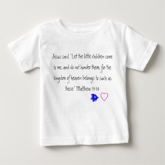 Pour Bébé Jésus aime le T-shirt d'enfant en bas âge de (Devant)