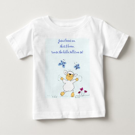 Pour Bébé Jésus m'aime, T-shirt (Devant)