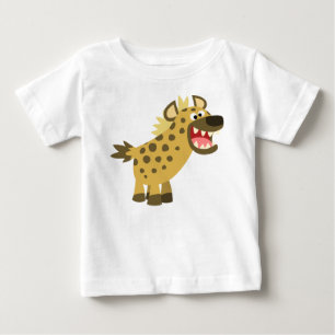 Pour Bébé Joli Caquet Cartoon Hyena Baby T-Shirt