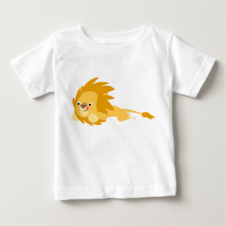 Pour Bébé Joli T-shirt Lion Bouncy Cartoon
