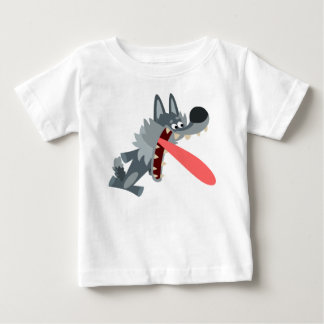 Pour Bébé Joli T-shirt Wolf Baby Cartoon Excitée