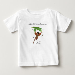 Pour Bébé Jolie Fée avec ailes Brown Babys T-shirt