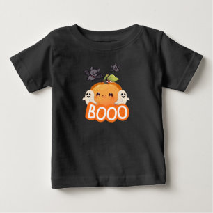 Pour Bébé Jolis citrouilles fantômes BOOO T-Shirt Halloween