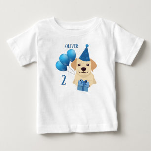 Pour Bébé Jote Labrador Retriever Anniversaire T-shirt garço