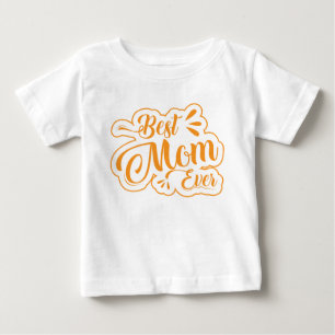 Pour Bébé Joyeux design de t-shirt de jour mère