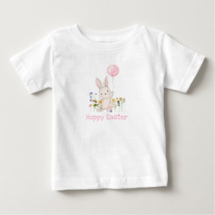 Pour Bébé Joyeux T-shirt filles lapin de Pâques