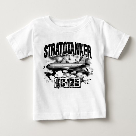 Pour Bébé KC-135 T-shirt Stratotanker Baby Romper (Devant)
