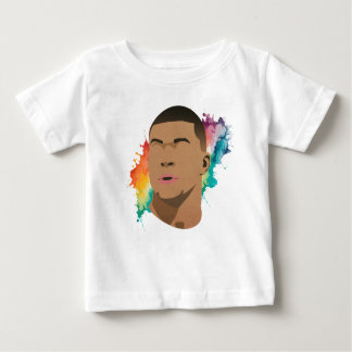Pour Bébé Kylian Mbappe Aquarelle arc-en-ciel T-shirt enfant