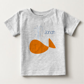 Pour Bébé La baleine de Jonas orange badine le T-shirt