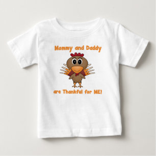 Pour Bébé La Turquie reconnaissante badine le T-shirt