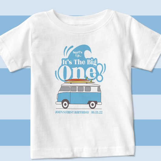 Pour Bébé Le grand surf personnalisé t-shirt d'anniversaire