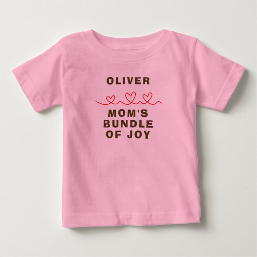 Pour Bébé Le paquet de Joy T-Shirt de maman (Devant)