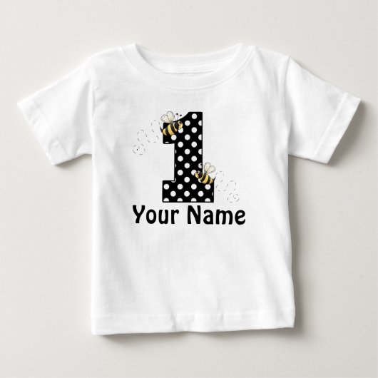 Pour Bébé Le premier anniversaire gaffent le T-shirt (Devant)