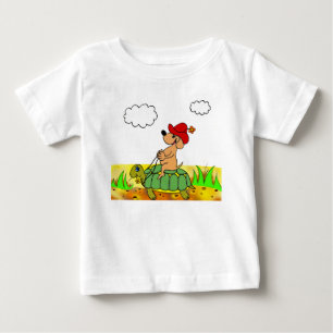 Pour Bébé le T-shirt "chien " drôles des bébés