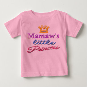 Pour Bébé Mamaw's Little Princess Baby Toddler T-shirt