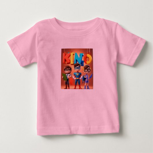 Pour Bébé Marvel Heroes Alphabet T-shirt - Bingo Edition (Devant)