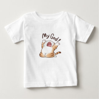 Pour Bébé Mignonne Crier Mème de chat Drôle T-Shirt