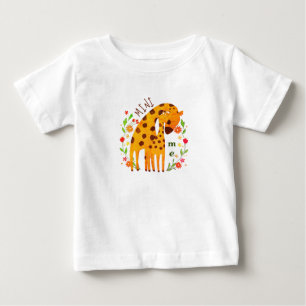 Pour Bébé Mini Me - Maman et Baby Giraffe T-shirt