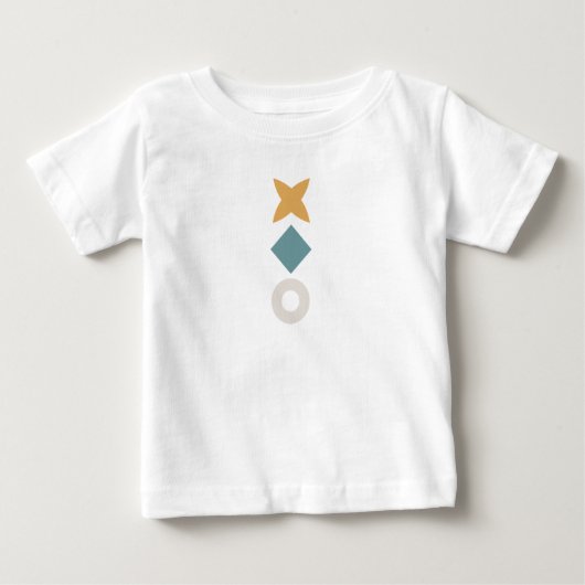 Pour Bébé Minimal Bauhaus Baby T-Shirt (Devant)